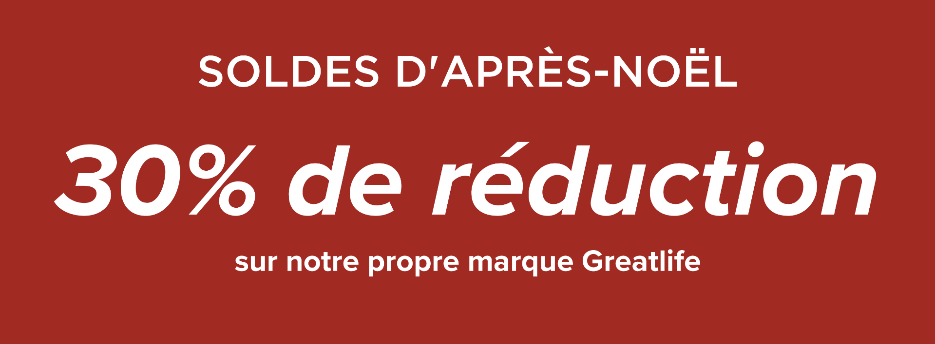 Soldes d'Après-Noël Soldes d'Après-Noël
