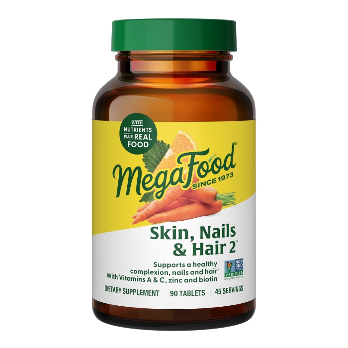 MegaFood Skin, Nails, & Hair 2 90 comprimés