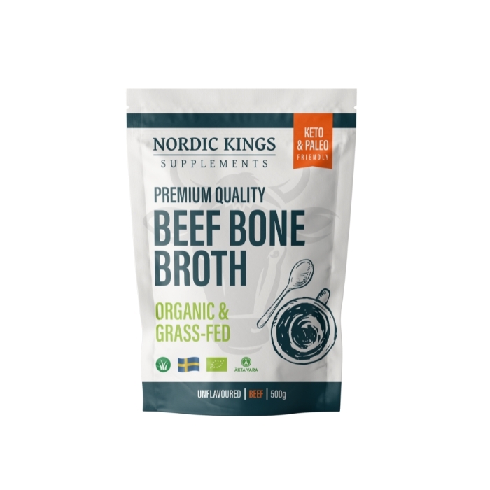 Poudre de Bouillon d'Os Premium – nourri à l'herbe et biologique