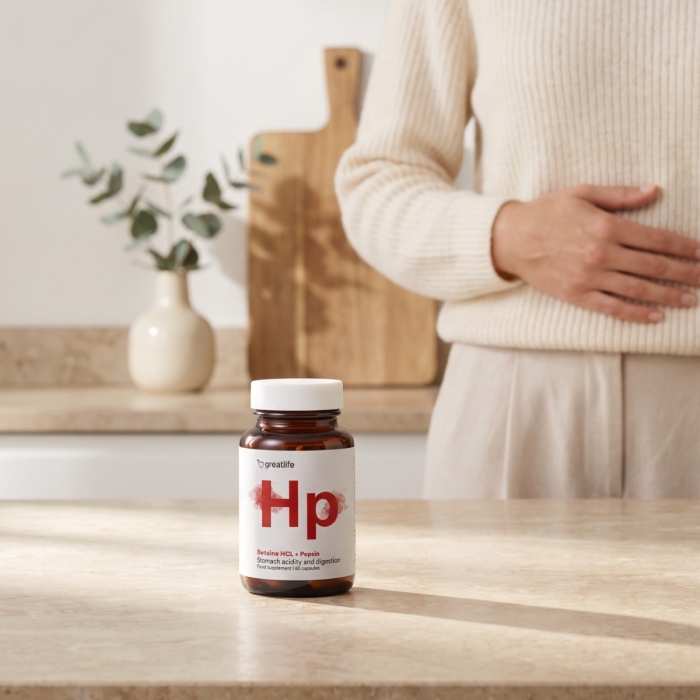 Bétaïne HCL (Soutien en acide chlorhydrique)