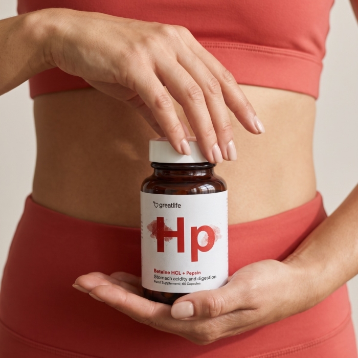 Bétaïne HCL (Soutien en acide chlorhydrique)