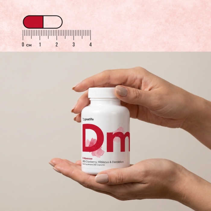 D-Mannose avec canneberge, hibiscus & pissenlit
