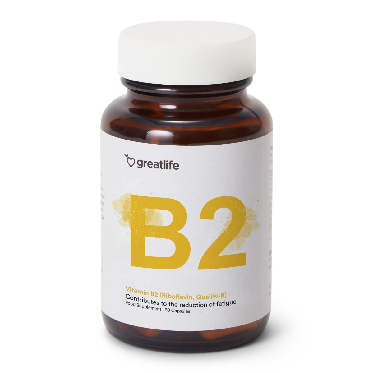 Greatlife Vitamin B2 (Riboflavine, Quali -B) 60 gélules