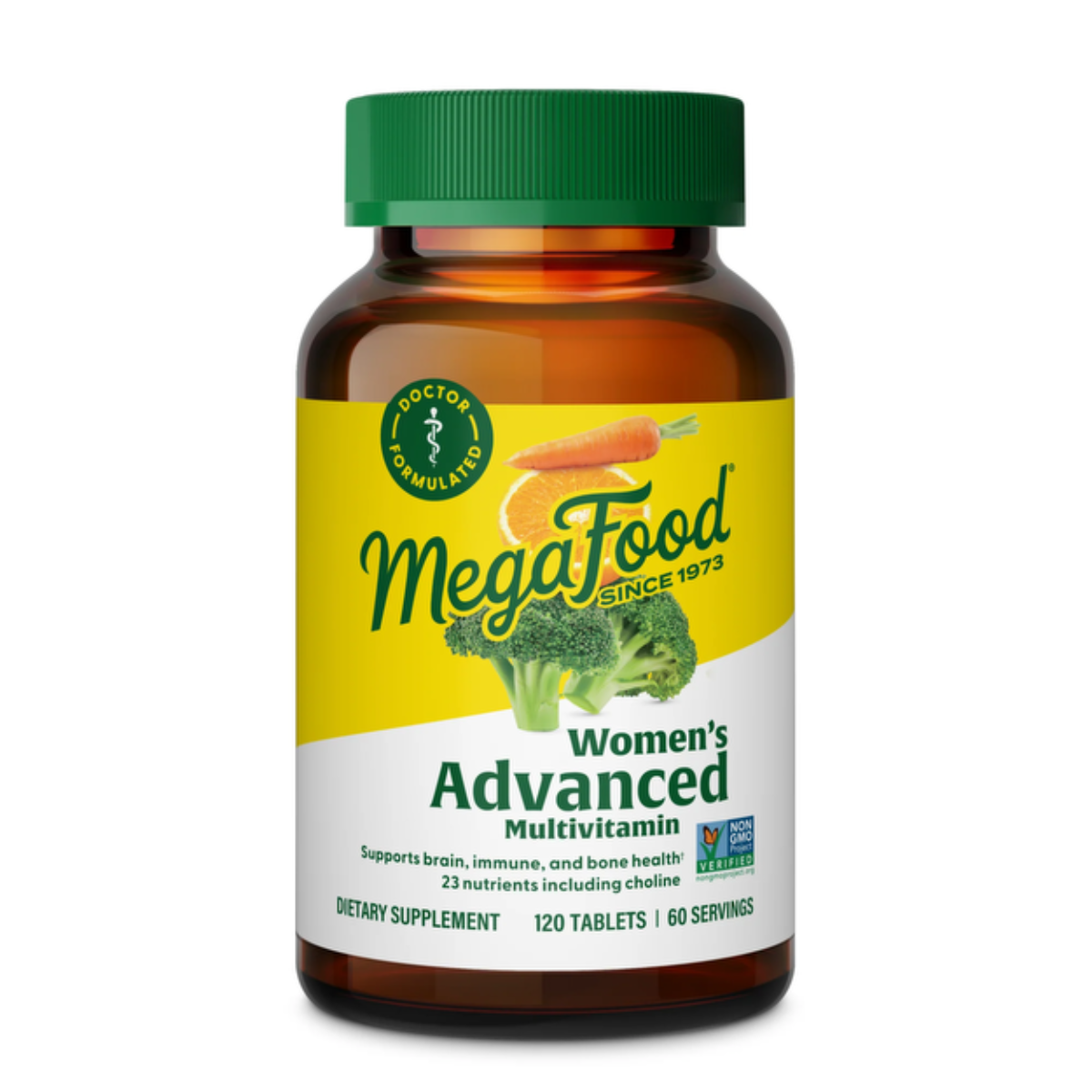 MegaFood Multivitamine Avancée pour Femmes 120 comprimés