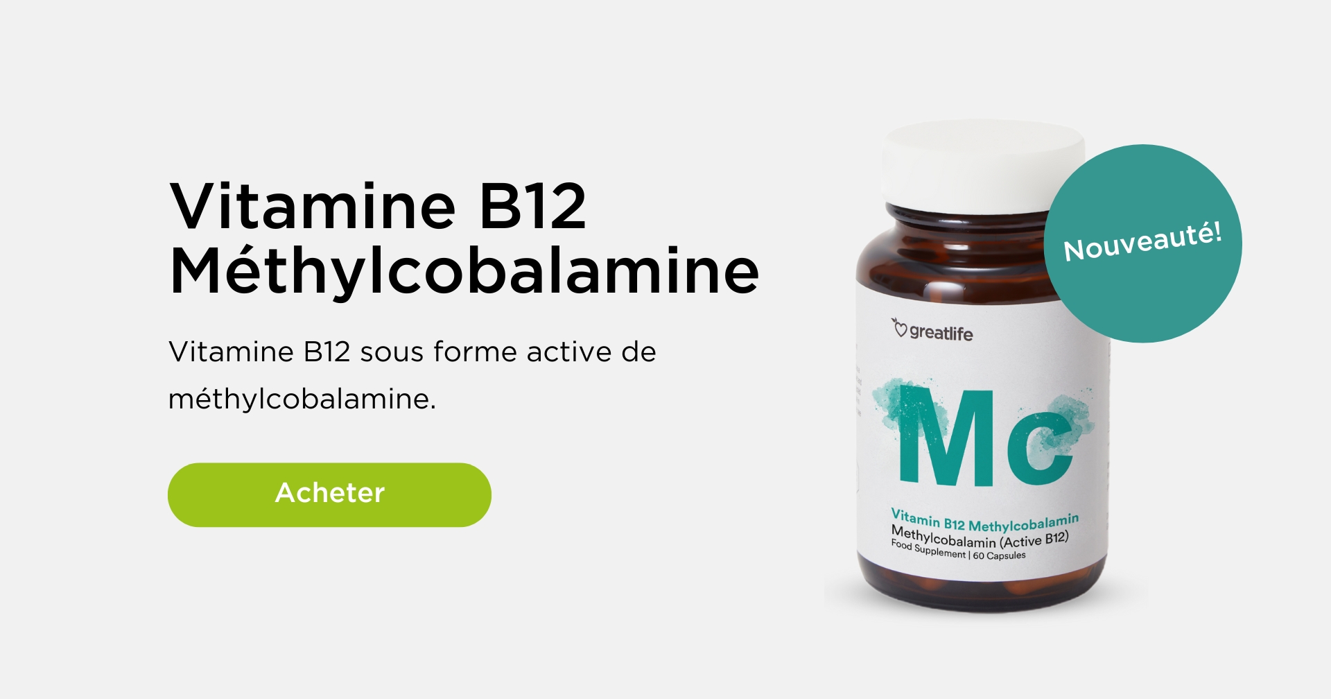 Vitamine B12 Méthylcobalamine